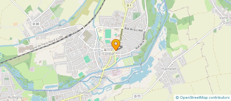 localisation de l'entreprise SCI DU PORCHE à CORBIE
