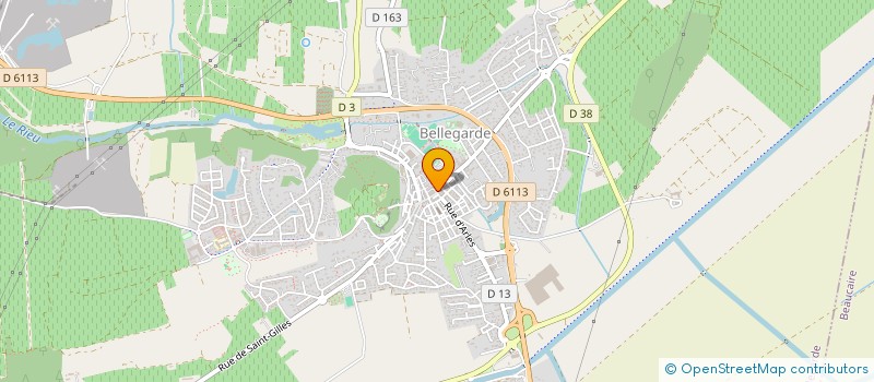 localisation de l'entreprise SCI DU PORCHE  BELLEGARDE