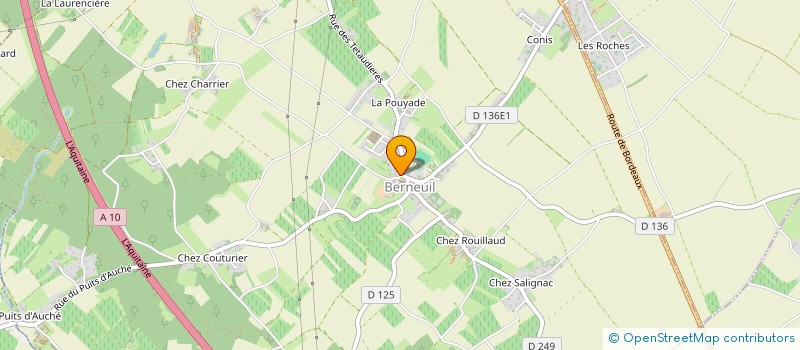 localisation de l'entreprise SCI DU PORCHE à BERNEUIL