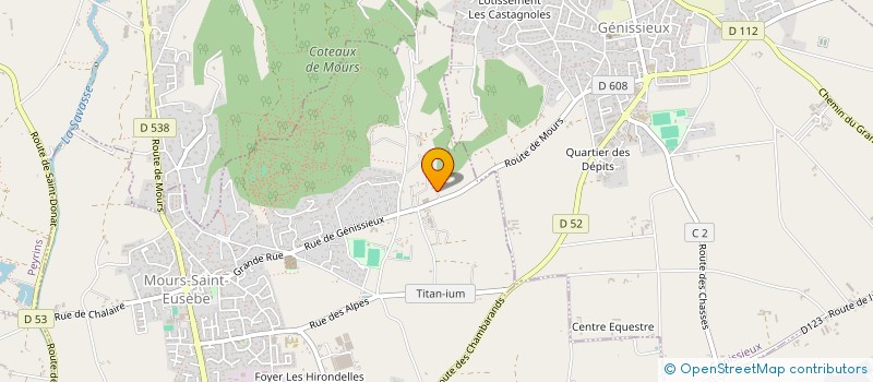 localisation de l'entreprise SCI DU PORCHE  MOURS-SAINT-EUSEBE