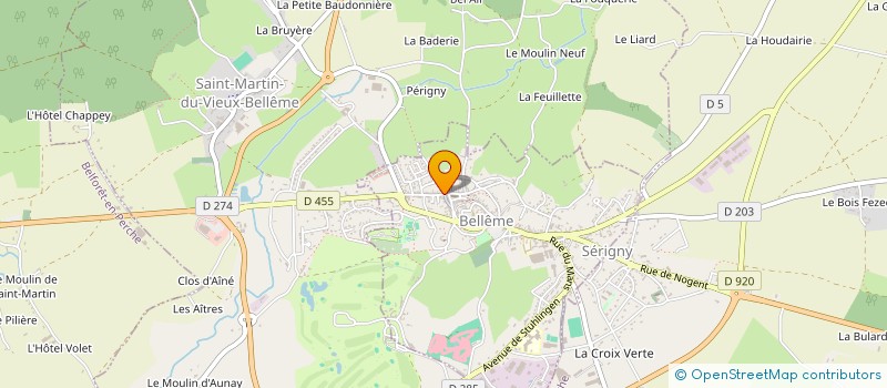 localisation de l'entreprise SCI DU PORCHE DE BELLEME à BELLEME
