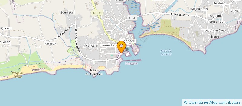 localisation de l'entreprise SCI DU PORT  PLOBANNALEC-LESCONIL