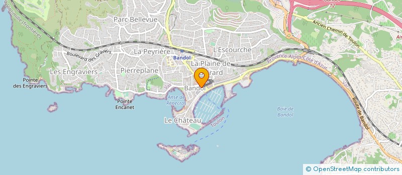 localisation de l'entreprise SCI DU PORT  BANDOL