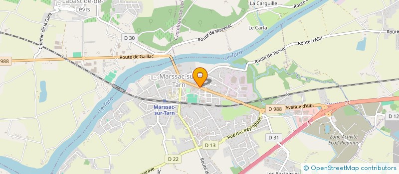 localisation de l'entreprise SCI DU PORT  MARSSAC-SUR-TARN