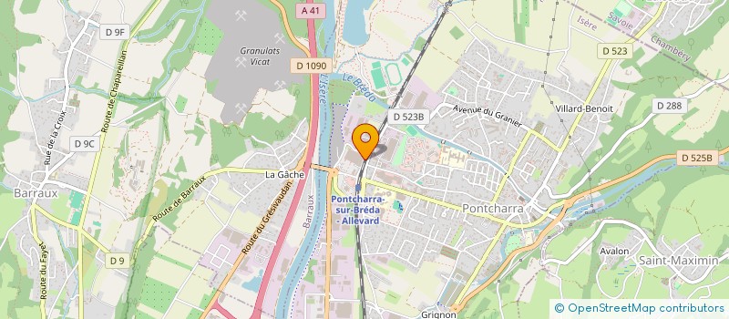 localisation de l'entreprise SCI DU PORT  PONTCHARRA