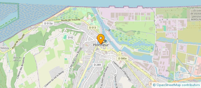 localisation de l'entreprise SCI DU PORT  HONFLEUR