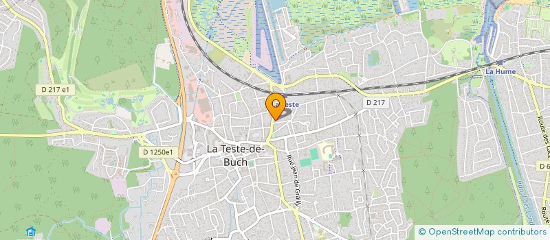 localisation de l'entreprise SCI DU PORT à LA TESTE-DE-BUCH