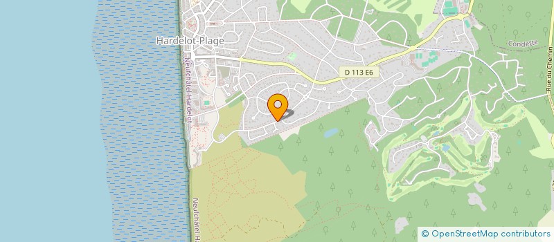 localisation de l'entreprise SCI DU PORT  NEUFCHATEL-HARDELOT