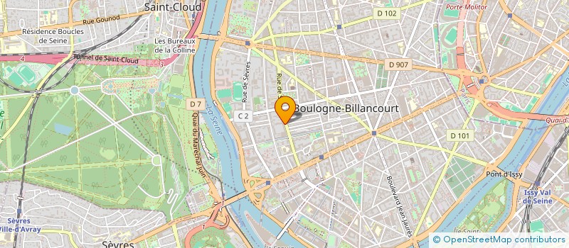 localisation de l'entreprise SCI DU PORT à BOULOGNE-BILLANCOURT