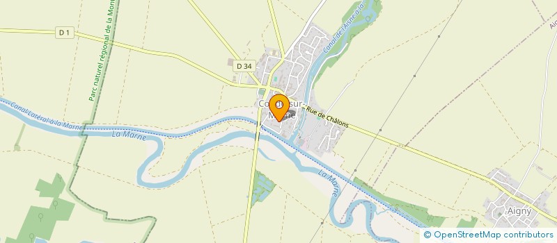 localisation de l'entreprise SCI DU PORT  CONDE-SUR-MARNE