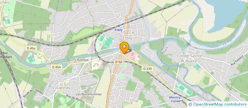 localisation de l'entreprise SCI DU PORT à ESBLY