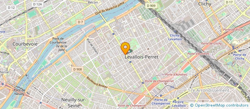 localisation de l'entreprise SCI DU PORT à LEVALLOIS-PERRET