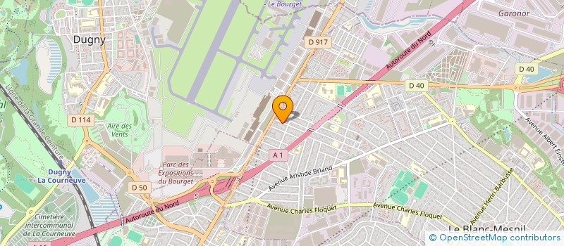 localisation de l'entreprise SCI DU PORT à LE BLANC-MESNIL