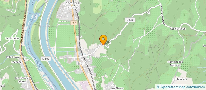 localisation de l'entreprise SCI DU PORT  EROME