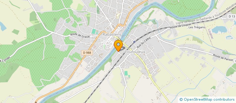 localisation de l'entreprise SCI DU PORT BAS à RABASTENS