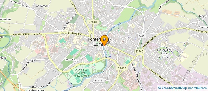 localisation de l'entreprise SCI DU PORT BOUTIN  FONTENAY-LE-COMTE