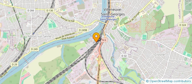 localisation de l'entreprise SCI DU PORT BRUN à VIGNEUX-SUR-SEINE