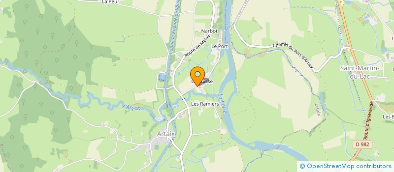 localisation de l'entreprise SCI DU PORT D'ARTAIX  ARTAIX
