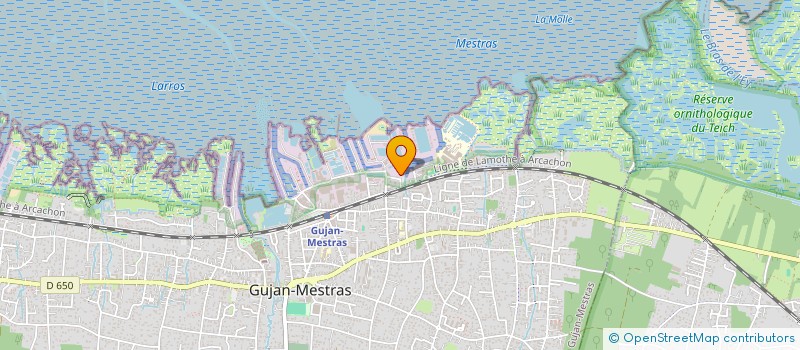 localisation de l'entreprise SCI DU PORT DE LA BARBOTIERE  GUJAN MESTRAS