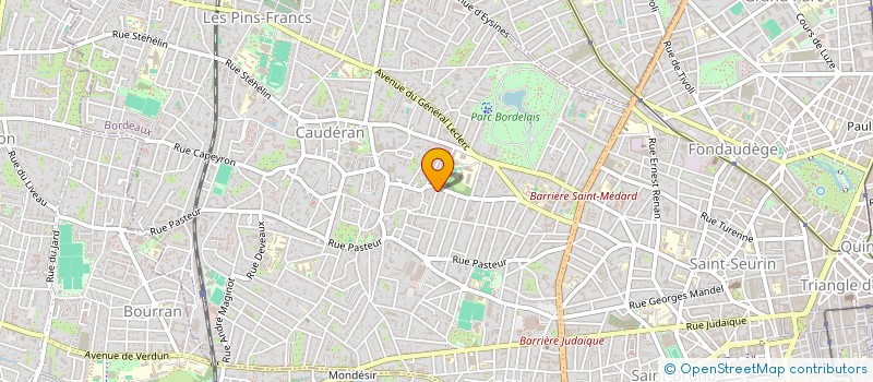 localisation de l'entreprise SCI DU PORT DE LA LUNE  BORDEAUX