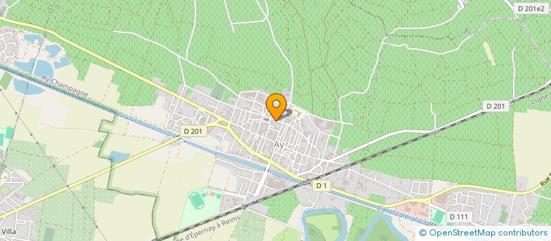 localisation de l'entreprise SCI DU PORT DE PENERF  AY-CHAMPAGNE