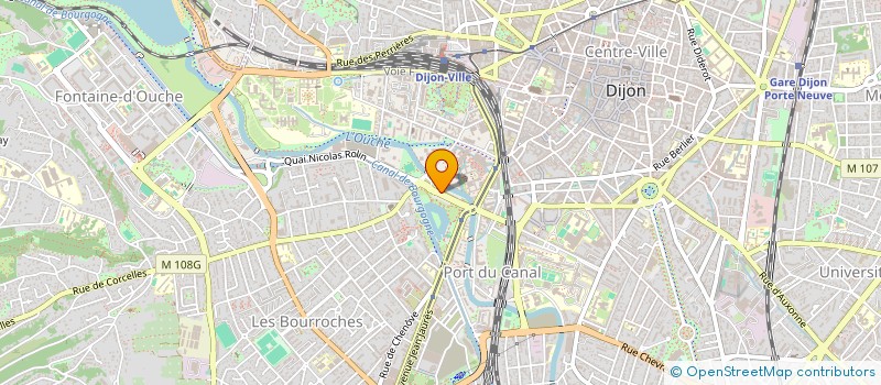 localisation de l'entreprise SCI DU PORT DU CANAL à DIJON