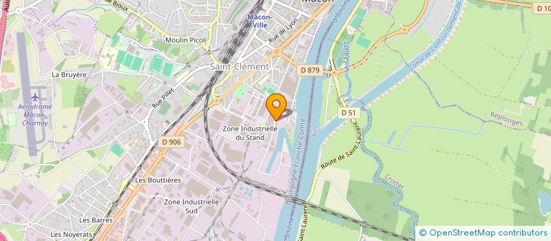 localisation de l'entreprise SCI DU PORT FLUVIAL  MACON