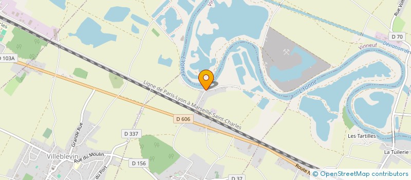 localisation de l'entreprise SCI DU PORT RENARD  CHAUMONT