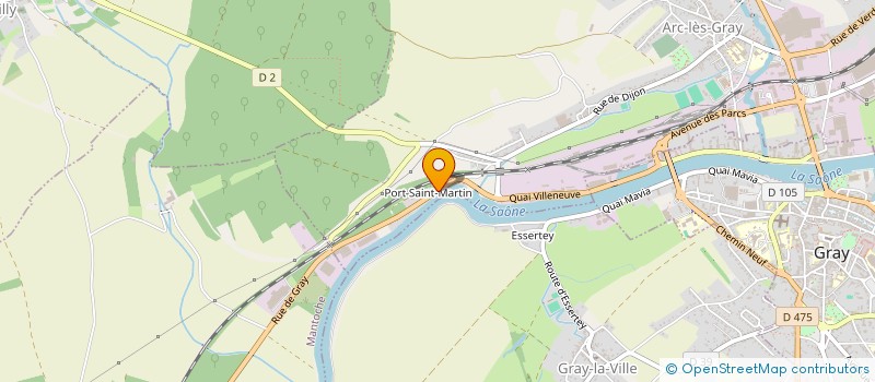 localisation de l'entreprise SCI DU PORT SAINT MARTIN  ARC-LES-GRAY