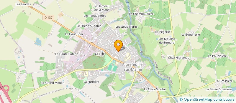 localisation de l'entreprise SCI DU PORT TETU  AIGREFEUILLE-SUR-MAINE