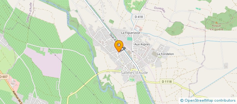 localisation de l'entreprise SCI DU PORTAIL  SALLELES-D'AUDE