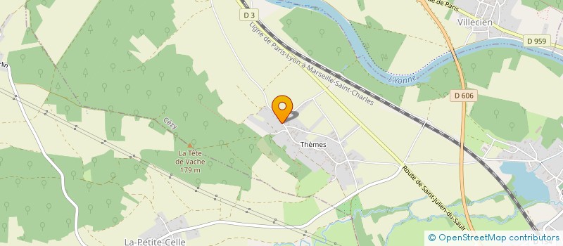 localisation de l'entreprise SCI DU PORTAIL  CEZY