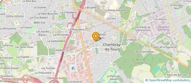 localisation de l'entreprise SCI DU PORTAIL  CHAMBRAY-LES-TOURS
