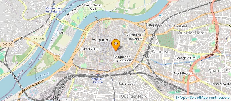 localisation de l'entreprise SCI DU PORTAIL OLIVIERS  AVIGNON