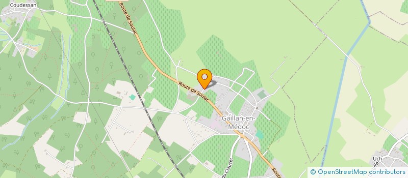 localisation de l'entreprise SCI DU PORTAIL ROUGE  GAILLAN-EN-MEDOC