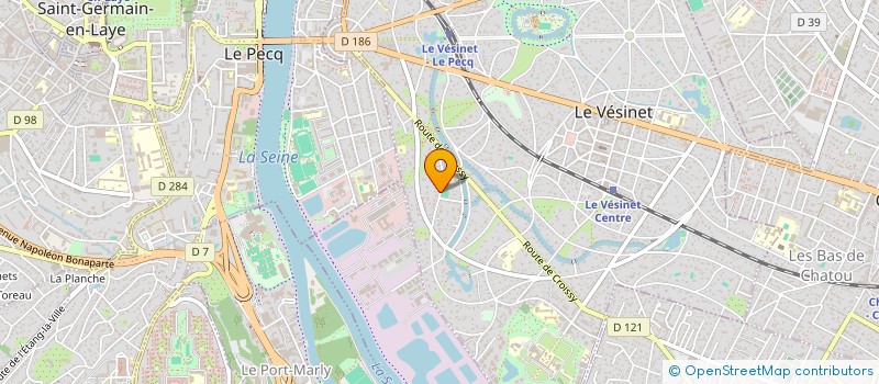 localisation de l'entreprise SCI DU PORTAIL ROUGE  LE VESINET