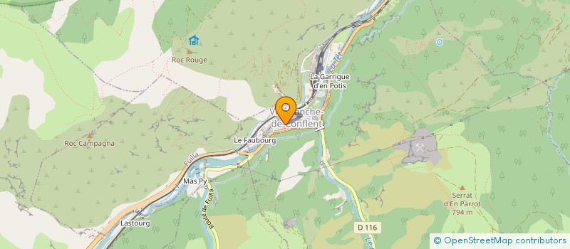 localisation de l'entreprise SCI DU PORTALET  VILLEFRANCHE-DE-CONFLENT