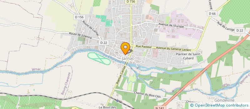 localisation de l'entreprise SCI DU PORTILLON à JARNAC