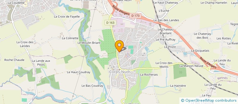 localisation de l'entreprise SCI DU PORTUGAL  CORPS-NUDS