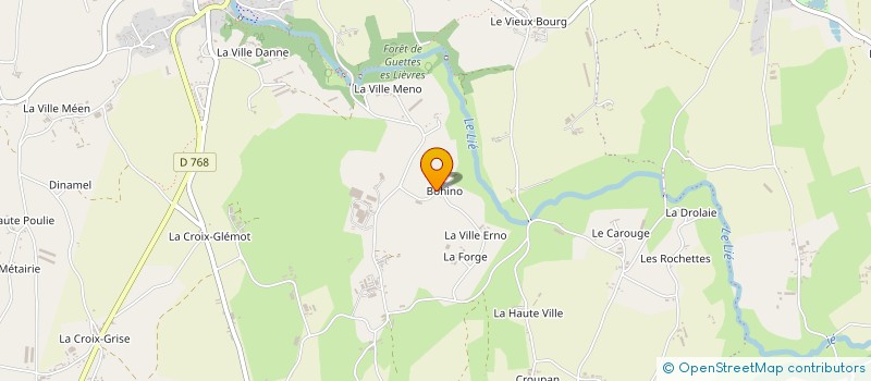 localisation de l'entreprise SCI DU PORZ MOELOU  PLOUGUENAST-LANGAST