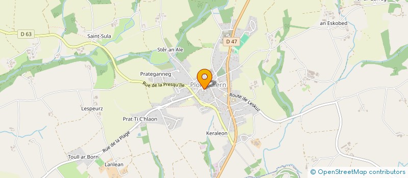 localisation de l'entreprise SCI DU PORZAY MARITIME  PLOMODIERN