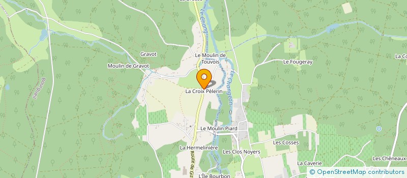 localisation de l'entreprise SCI DU POT BLANC  BOURGUEIL