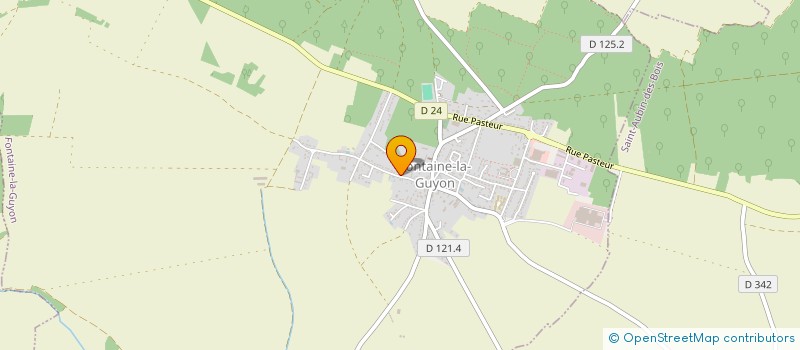 localisation de l'entreprise SCI DU POTAGER à FONTAINE-LA-GUYON