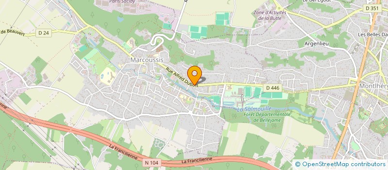 localisation de l'entreprise SCI DU POTEAU BLANC  MARCOUSSIS