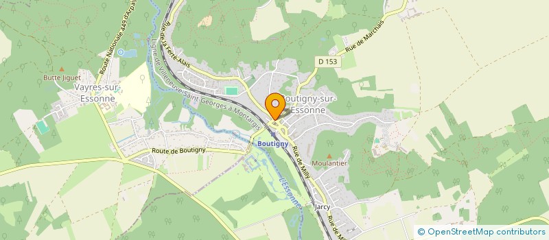 localisation de l'entreprise SCI DU POTIER à BOUTIGNY-SUR-ESSONNE
