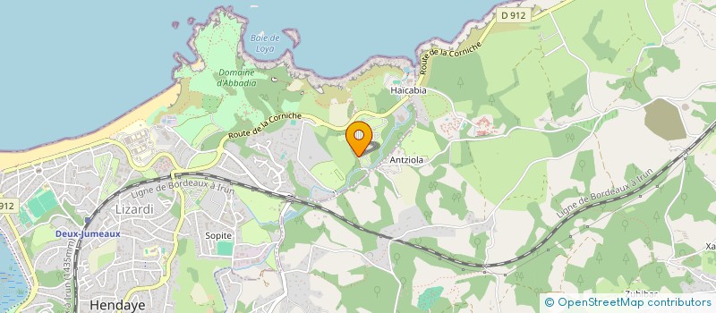 localisation de l'entreprise SCI DU POU VOLANT  HENDAYE