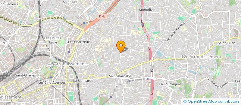 localisation de l'entreprise SCI DU POUCHON à MARSEILLE