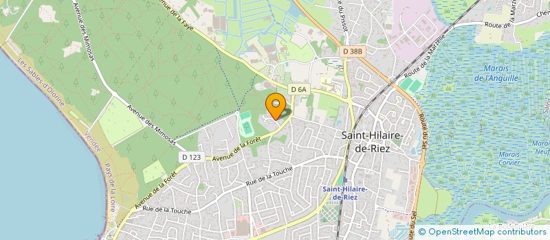 localisation de l'entreprise SCI DU POUDROUX à SAINT-HILAIRE-DE-RIEZ