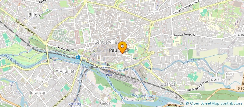 localisation de l'entreprise SCI DU POUEY à PAU