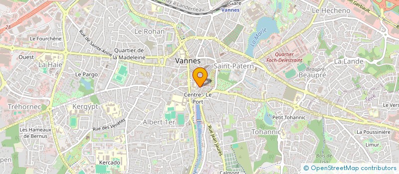 localisation de l'entreprise SCI DU POULBOT à VANNES